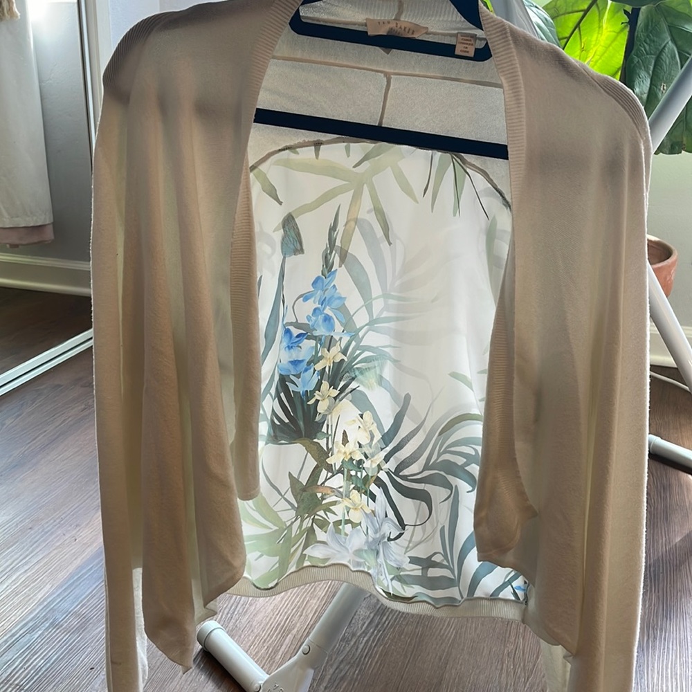 Ted Baker floral cardigan